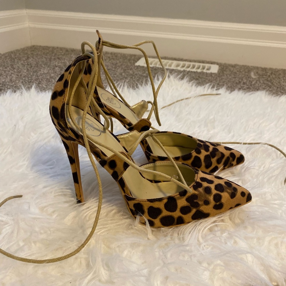 Lace up heels